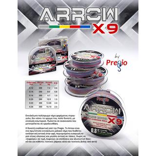 Νήμα Ψαρέματος Arrow Multicolour x9 Pregio 2617