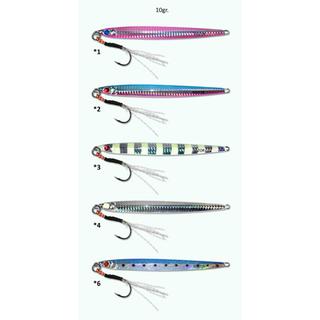 Fishing Pilkers Pregio Razor 10gr, Assist Hook-BKK