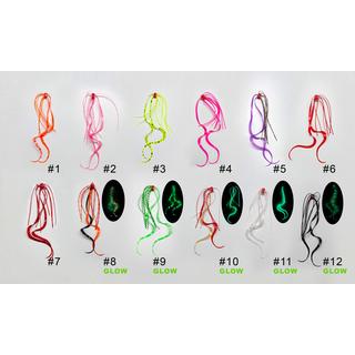 Ανταλλακτικές Τρέσες Curly για Tai Rubber SK-109 (χωρίς αγκίστρια) PREGIO