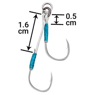 Micro Assist Hooks Διπλό ασσύμετρο Pregio SK250